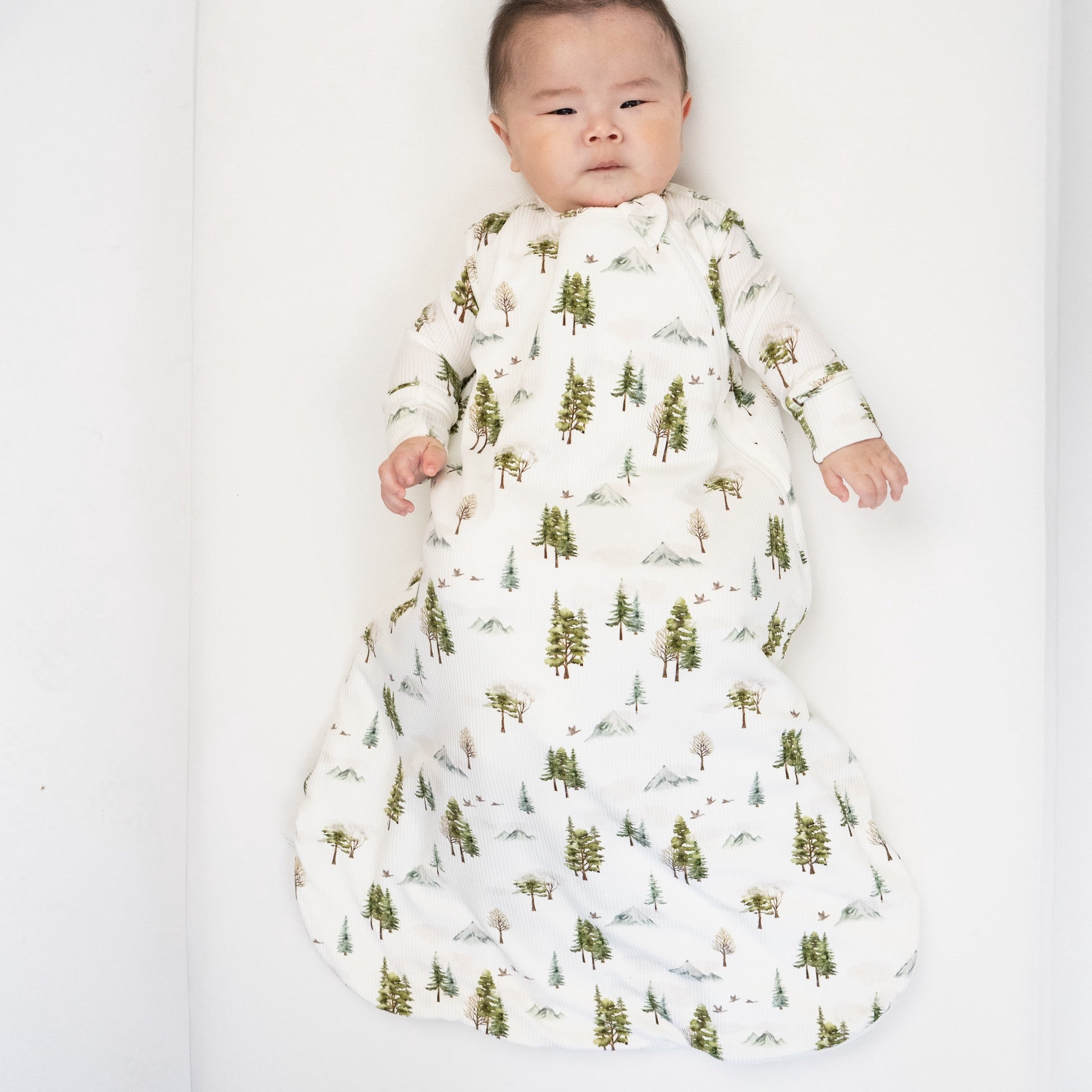 2.5 TOG Ribbed Bamboo Sleep Sack - Misty Forest