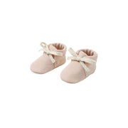 Quincy Mae Baby Booties - Dusty Rose