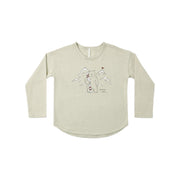 Rylee + Cru Long Sleeve Tee - Snow Day