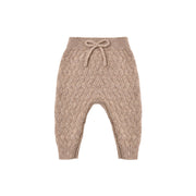 Quincy Mae Knit Pant - Heather Almond