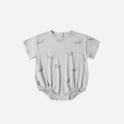 Rylee + Cru Relaxed Bubble Romper - Seals