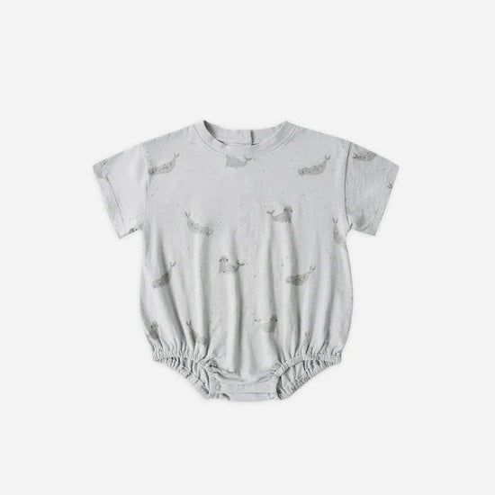 Rylee + Cru Relaxed Bubble Romper - Seals