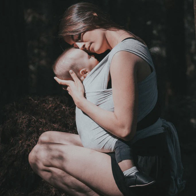 Beluga Baby Carrier Wrap - Rachel (Light Grey Heather)