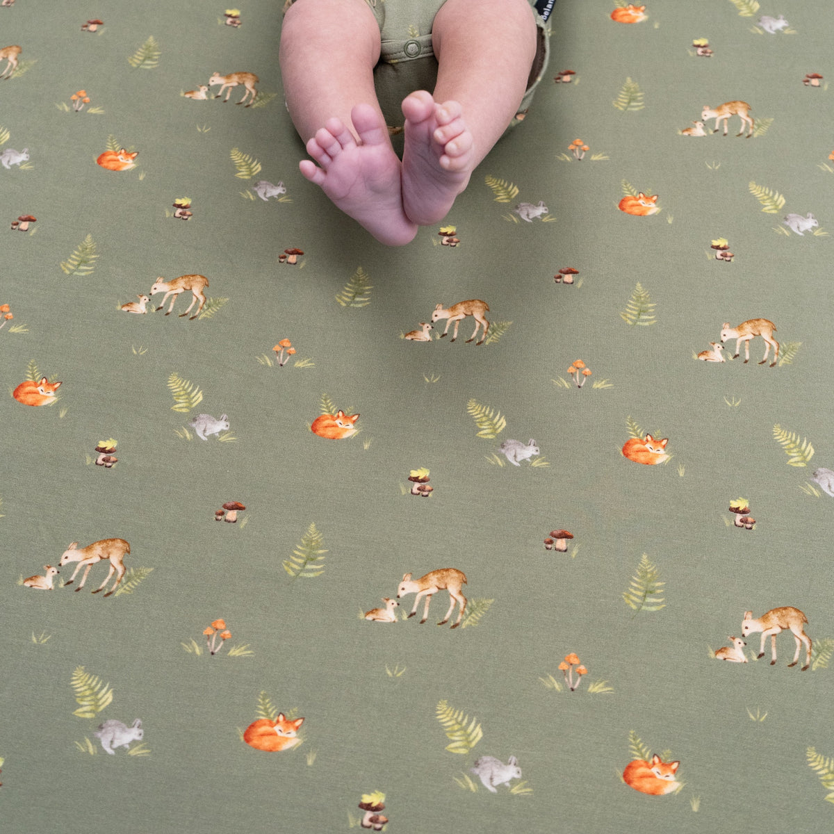 Bamboo Crib Sheet - Forest Friends