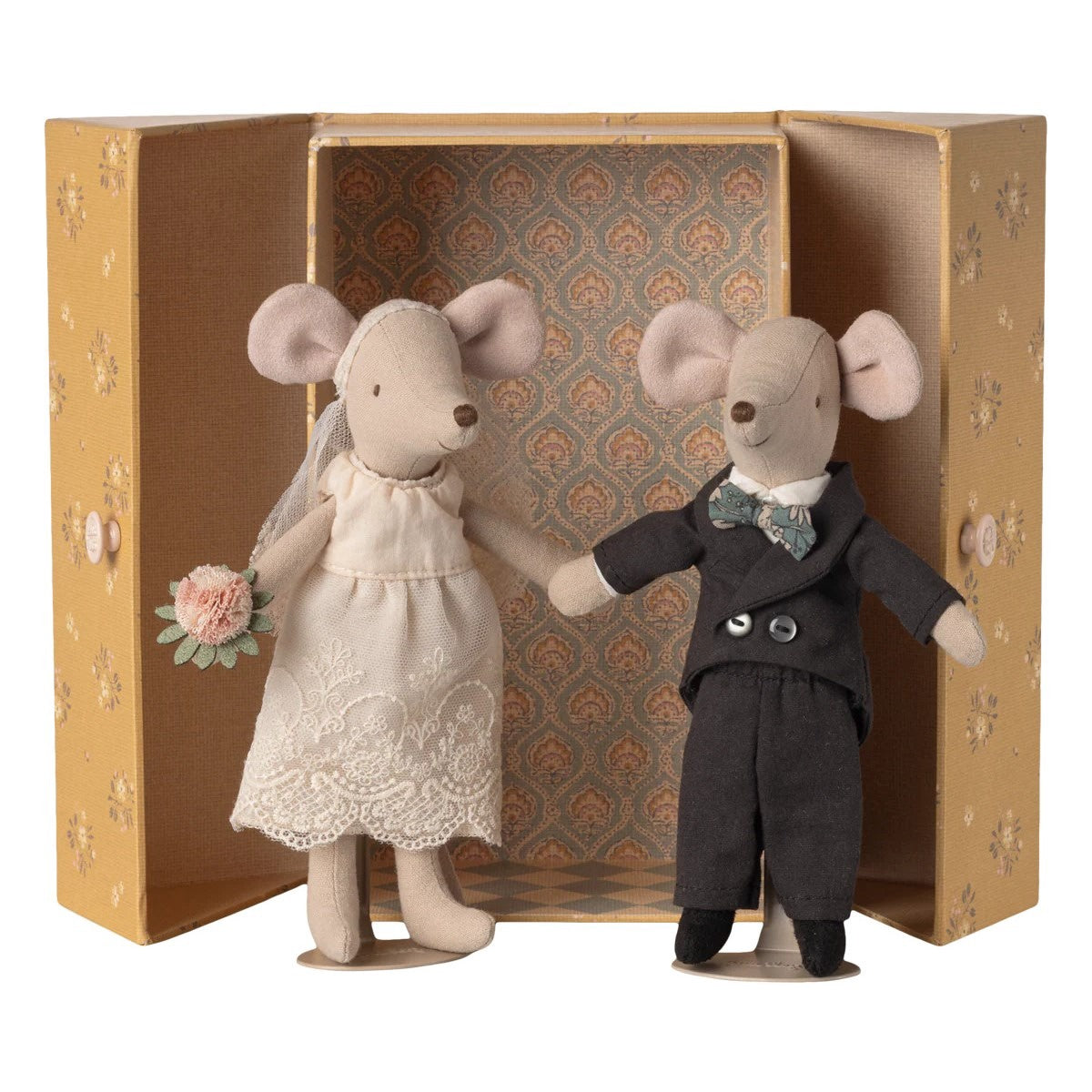 Maileg Wedding Mice Couple in Box, Mom and Dad