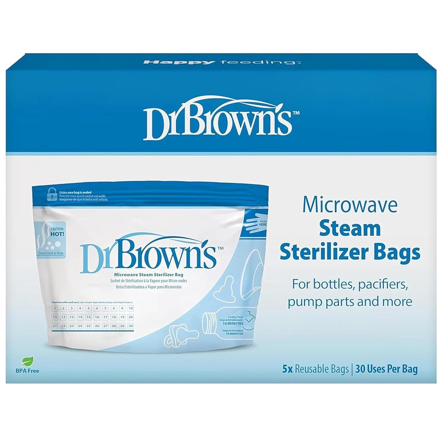 Dr. Brown's Microwave Steam Sterilizer Bags