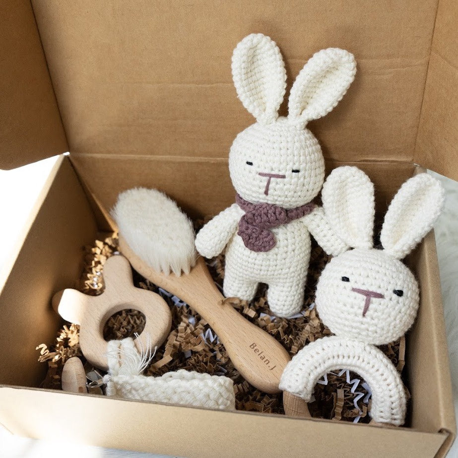 Active Baby Handmade Gift Set - Bunny