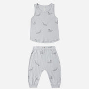 Rylee + Cru Tank & Slouch Pant Set - Seals