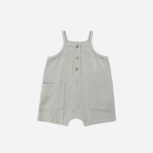 Quincy Mae Oakley Romper - Sage