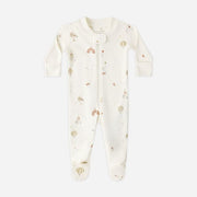 Quincy Mae Zip Longsleeve Footie - Carnival