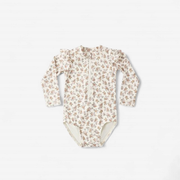 Quincy Mae Byron Rashguard One-Piece - Wildflower