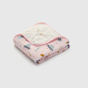 Loulou Lollipop Muslin Quilt - Astro Explorers