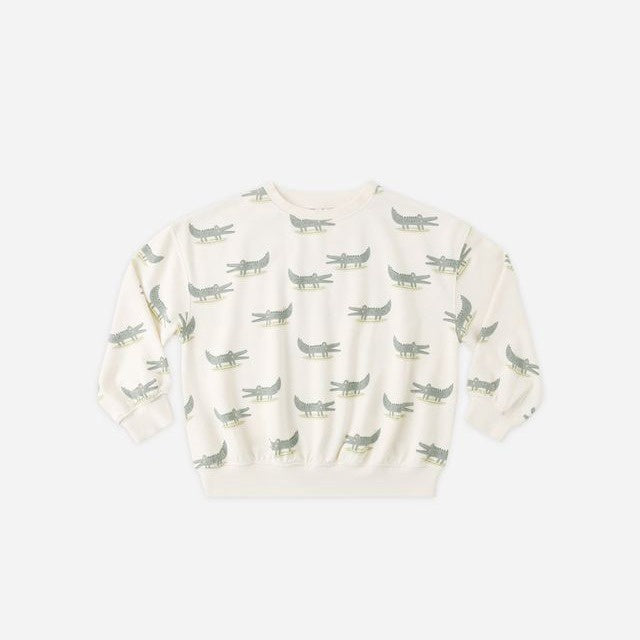 Rylee + Cru Relaxed Sweatshirt - Alligators