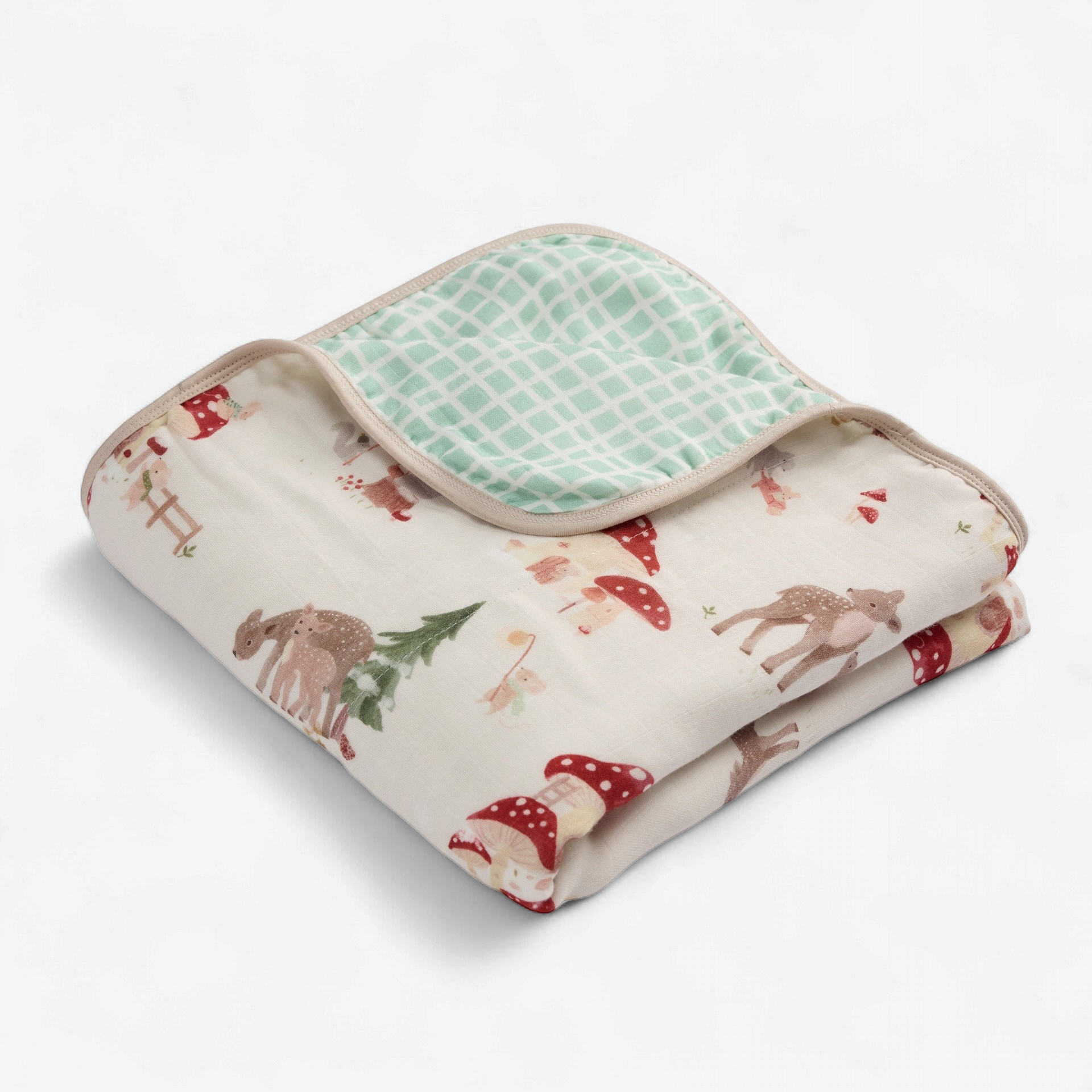 Loulou Lollipop Muslin Quilt - Forest Families