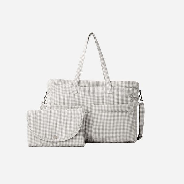 Quincy Mae Diaper Bag + Changing Mat - Sage