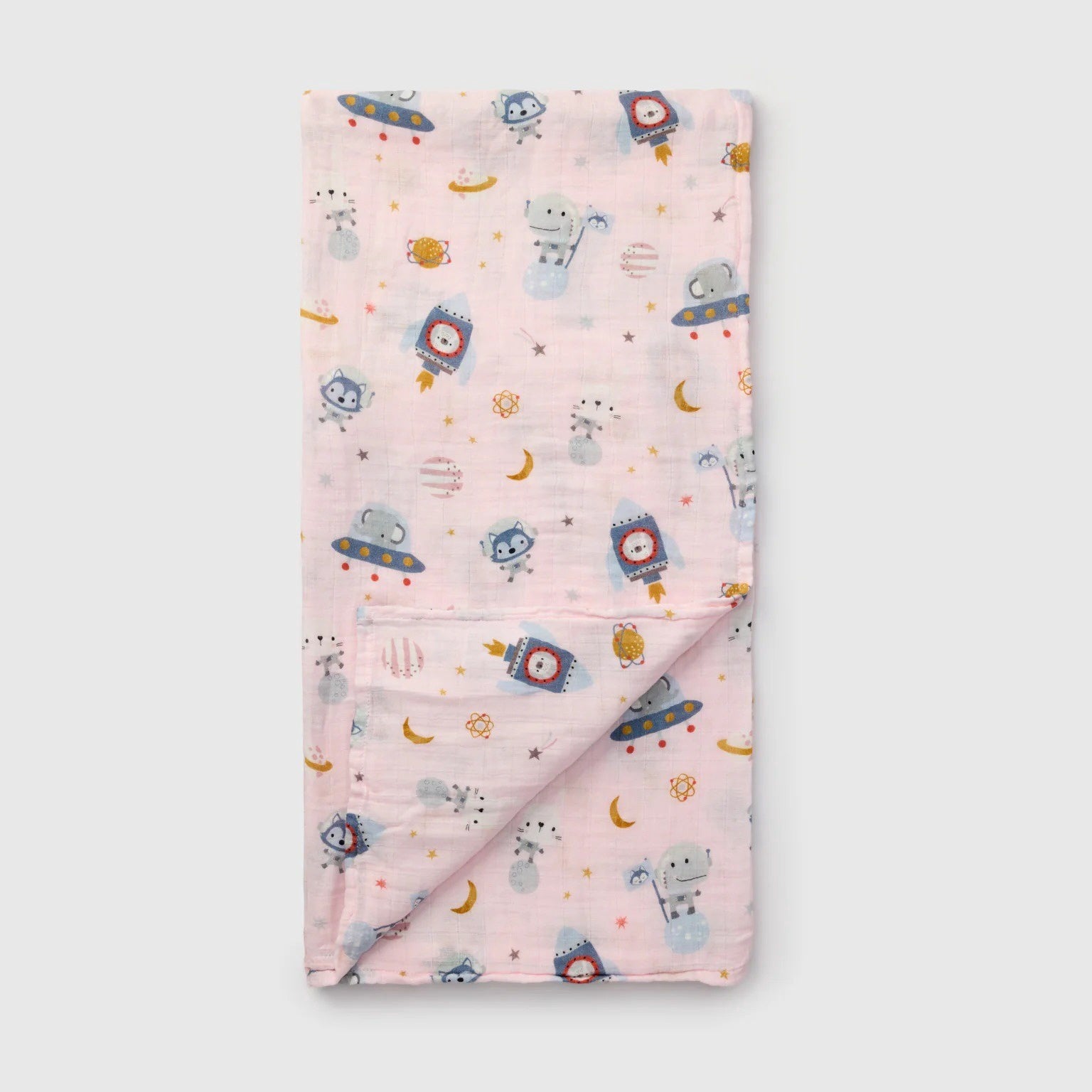 Loulou Lollipop Muslin Swaddle - Astro Explorers