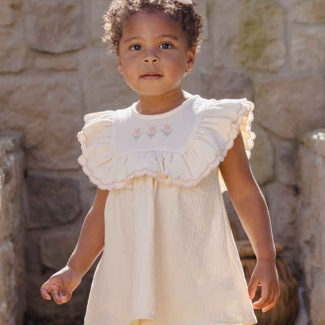 Quincy Mae Lulu Dress - Natural