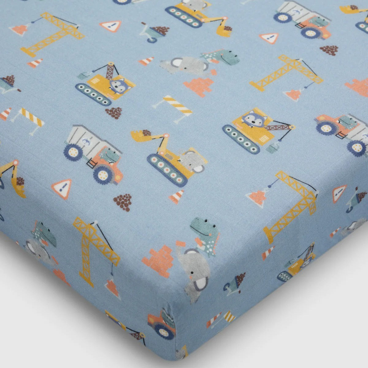 Loulou Lollipop Muslin Fitted Crib Sheet - Tiny Engineers