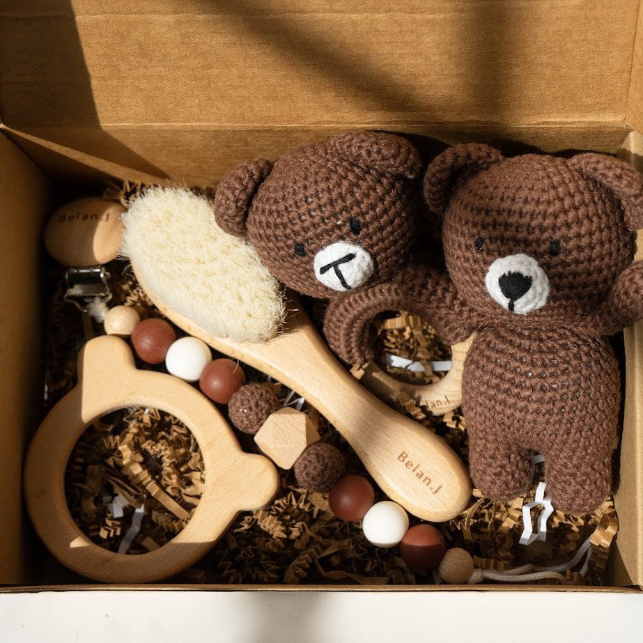 Active Baby Handmade Gift Set - Bear