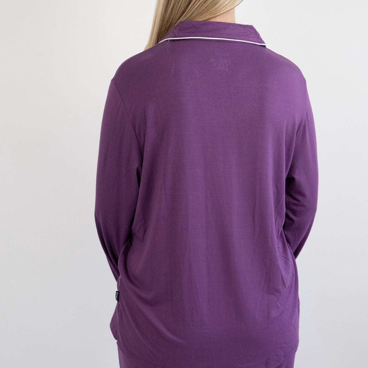 Women's Classic L/S PJ Set - Deep Plum