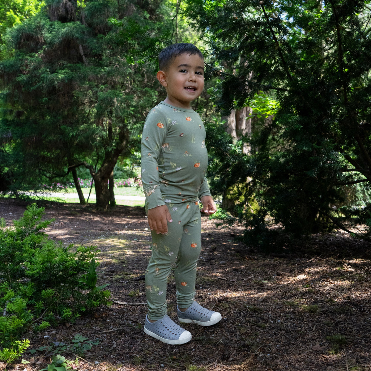 L/S PJ Set - Forest Friends