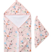 Loulou Lollipop Hooded Towel Set - Unicorn Ballet