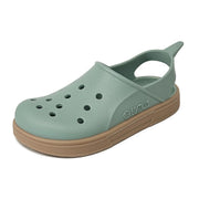 Boatilus Cloggy Sandals - Pastel Green/Beige