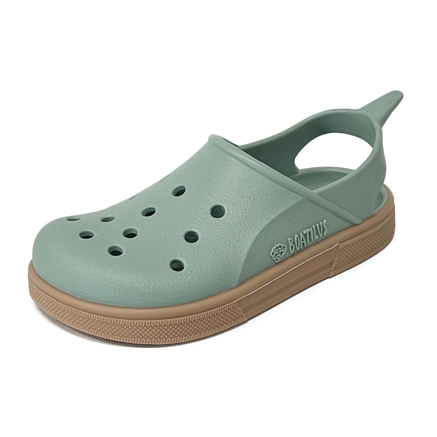 Boatilus Cloggy Sandals - Pastel Green/Beige