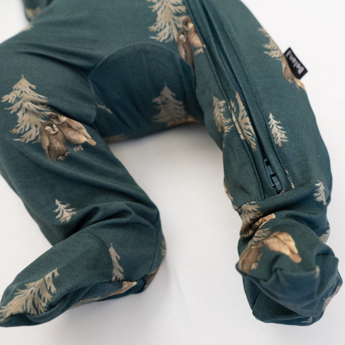 Footed Zipper Sleeper - Owls