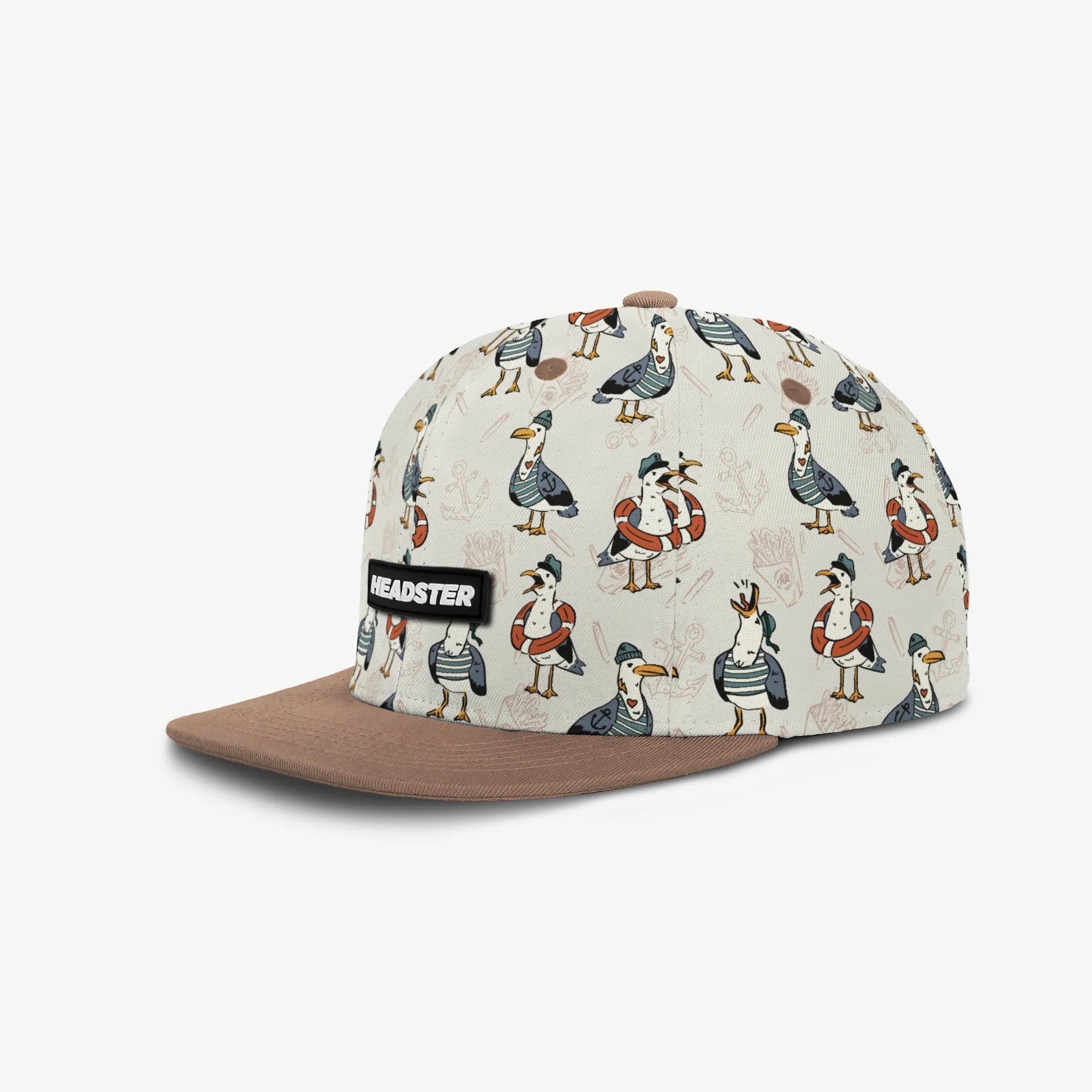 Headster Captain Seagull Snapback - White Sand