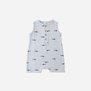Rylee + Cru Davis Romper - Sharks