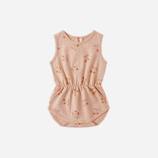Rylee + Cru Cinch Playsuit - Cherry Bows