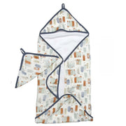 Loulou Lollipop Hooded Towel Set - Home Sweet Home