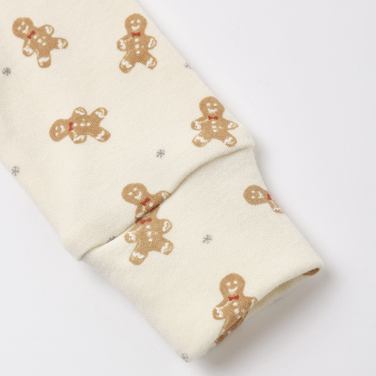 Rylee + Cru Organic Long John Pajamas - Gingerbread
