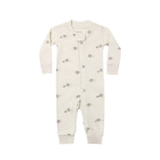 Quincy Mae Long Sleeve Zip Sleeper - Hedgehog