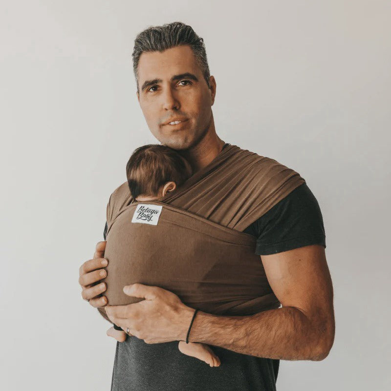 Beluga Baby Carrier Wrap - Fable (Americano Brown)