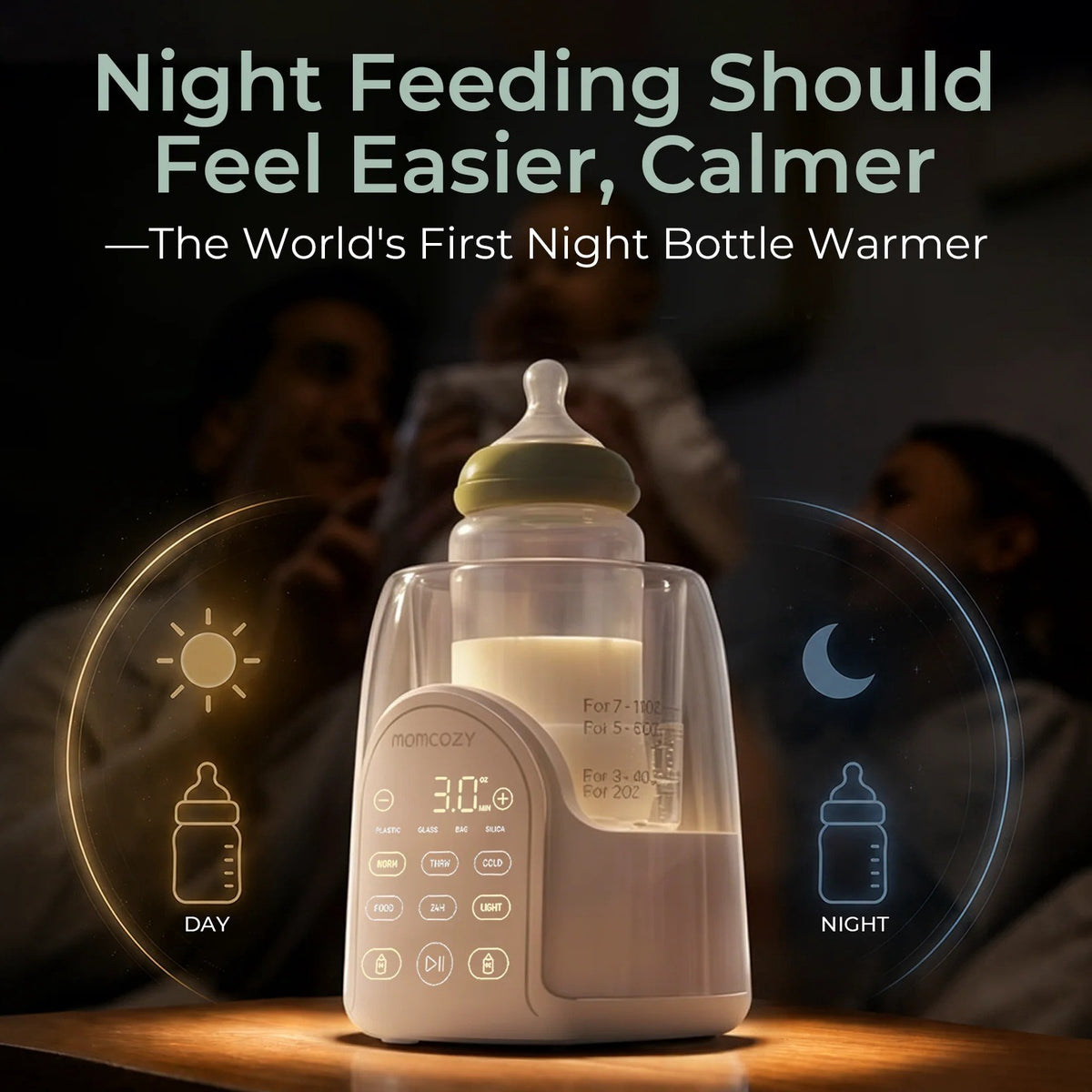 Momcozy Night Pro Baby Bottle Warmer