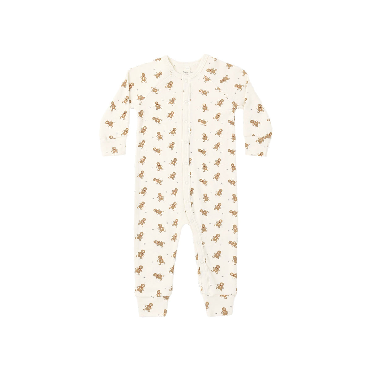 Rylee + Cru Organic Long John Pajamas - Gingerbread
