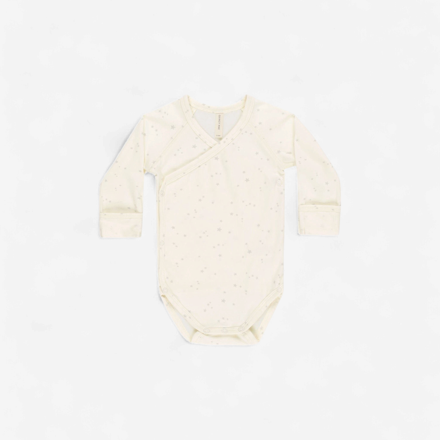 Quincy Mae Side Snap Bodysuit - Stars
