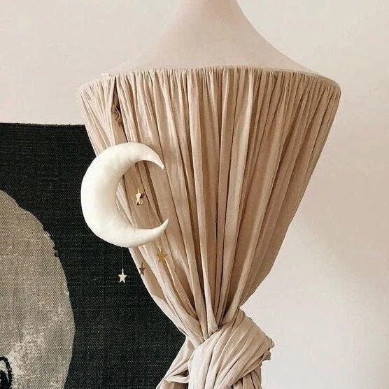 The Butter Flying Moon Mobile - Natural