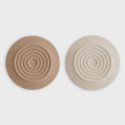 Mushie Silicone Drain Stopper 2 Pack - Natural / Shifting Sand
