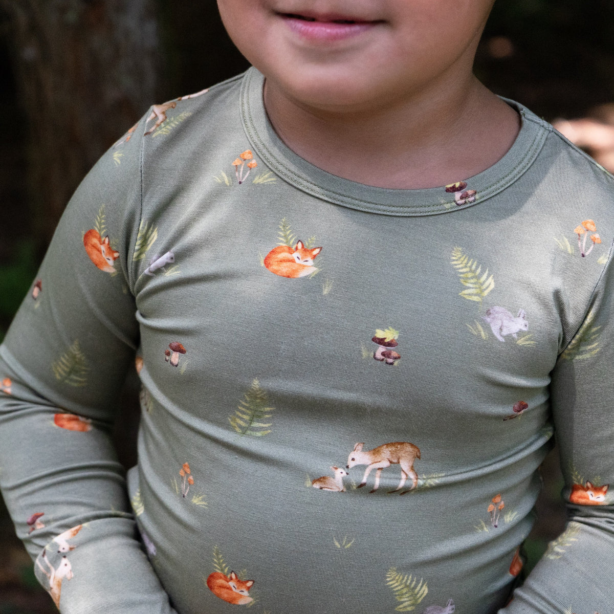 L/S PJ Set - Forest Friends