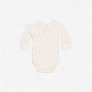 Quincy Mae Side Snap Bodysuit - Fleur