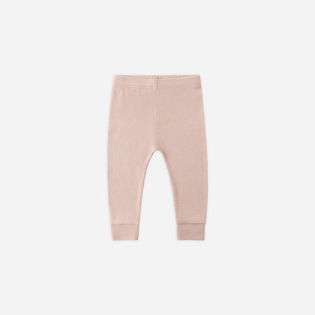 Quincy Mae Ribbed Leggings - Blush