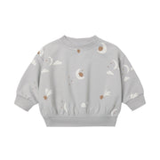 Quincy Mae Relaxed Sweatshirt - Sky Friends