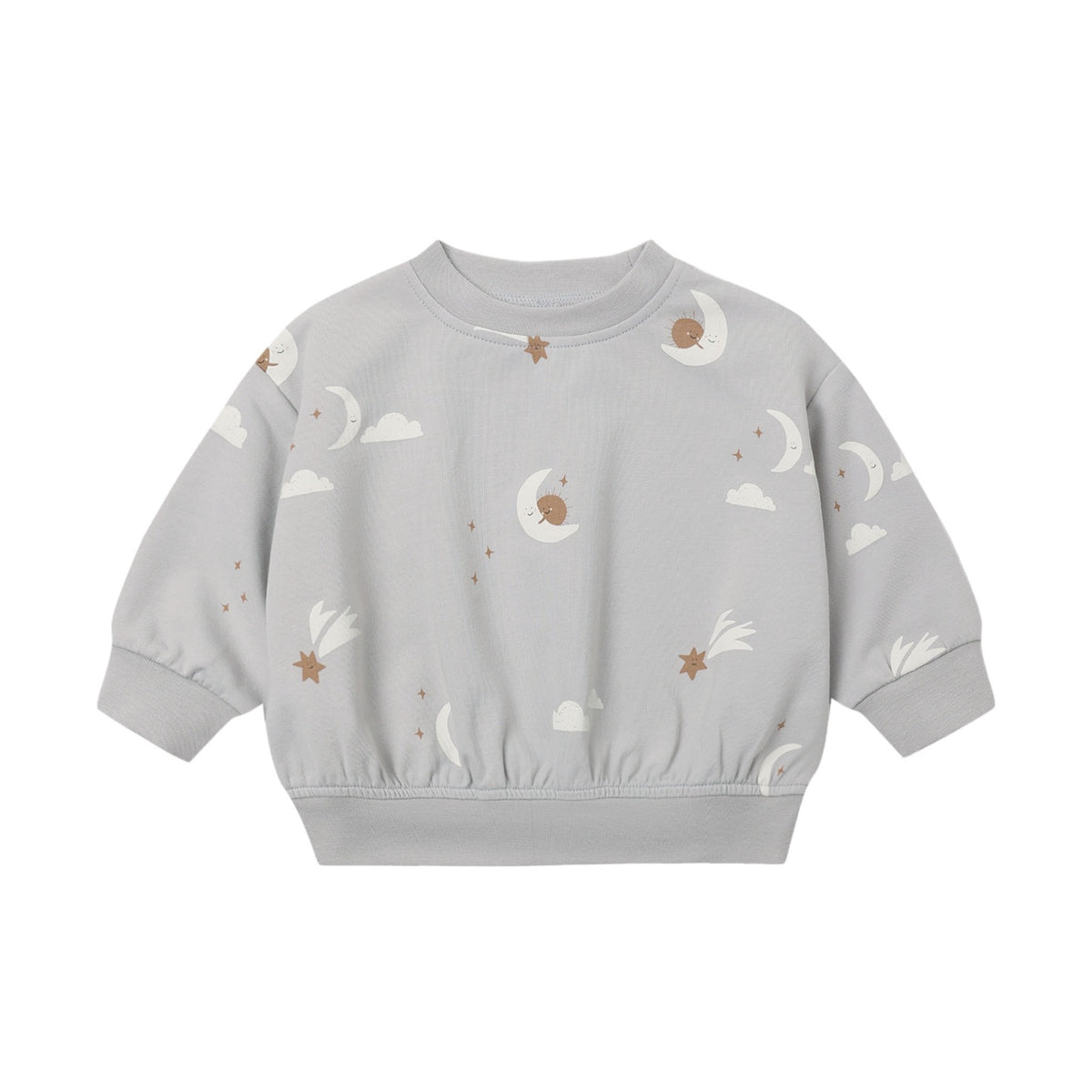 Quincy Mae Relaxed Sweatshirt - Sky Friends