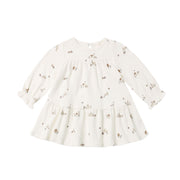 Quincy Mae Tiered Jersey Dress - Bunnies