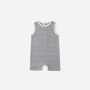 Quincy Mae Ribbed Henley Romper