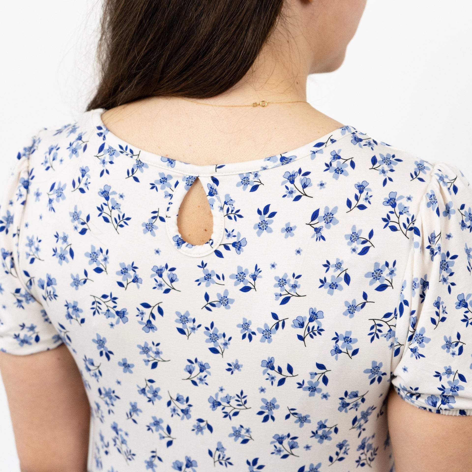 Women's S/S Tiered Dress - Bluebell