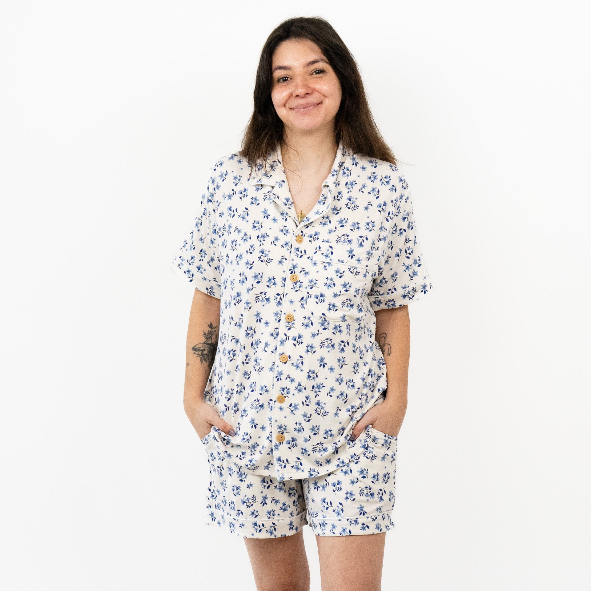 Women's Classic S/S PJ Set - Bluebell